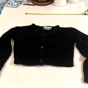 Loose knit cropped cardigan